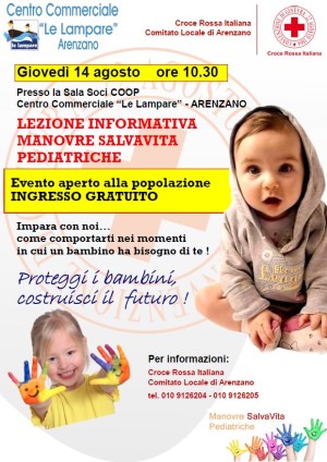 LEZIONE INFORMATIVA MANOVRE SALVAVITA PEDIATRICHE
